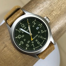 Timex Expedition Men TW4B23000 Dress Leather Quartz Analog 41mm Watch 8" Read