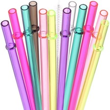 Dakoufish 13" Long Reusable Plastic Replacement 13 Inch Pack of 12 , 7color