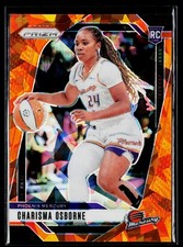 2024 Panini Prizm WNBA Charisma Osborne Rookie Orange Ice 65