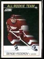1991-92 Score American #352 Sergei Fedorov