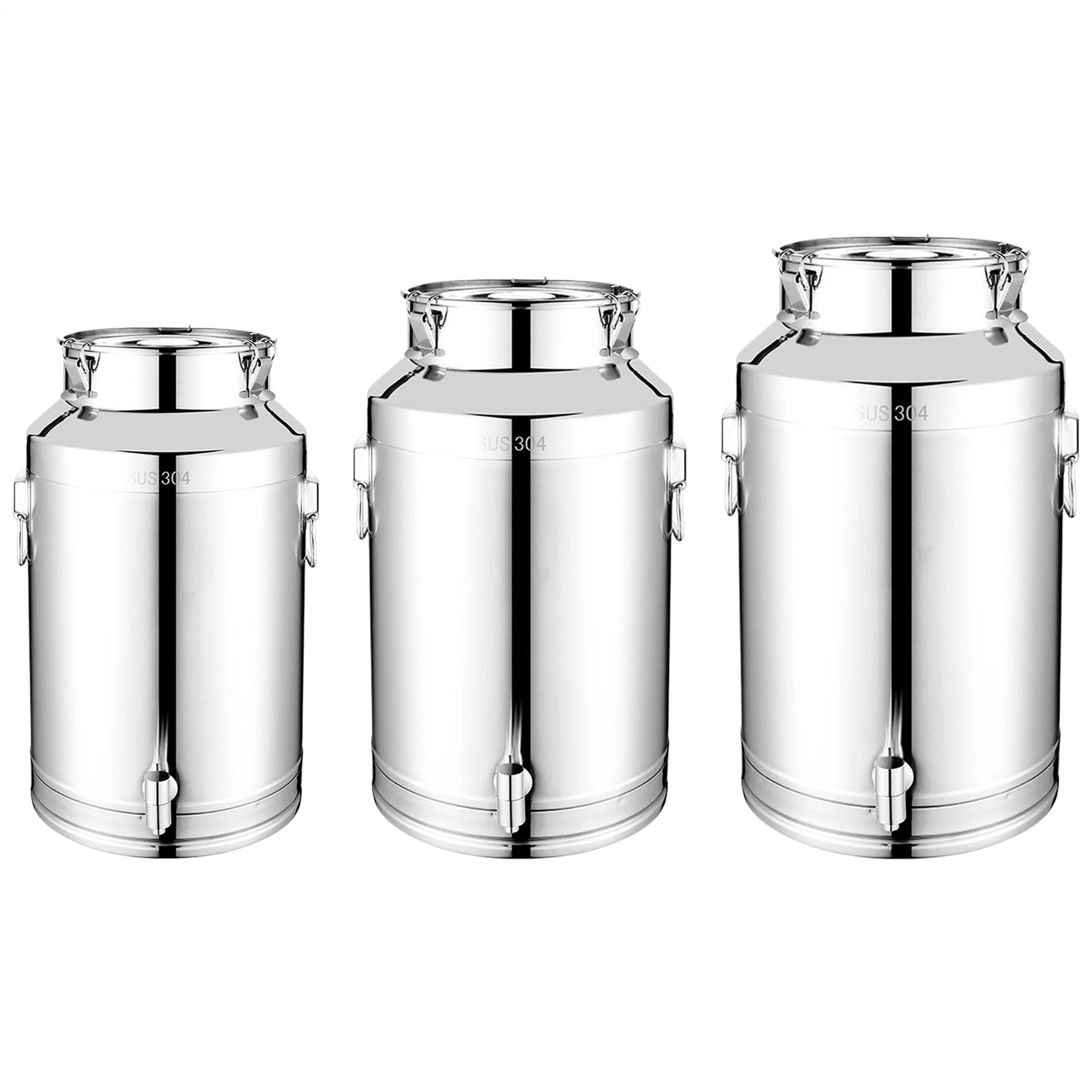 Oil Storage Container for Kitchen 5L/9L/14L Airtight Stainless Steel For Milk Oi