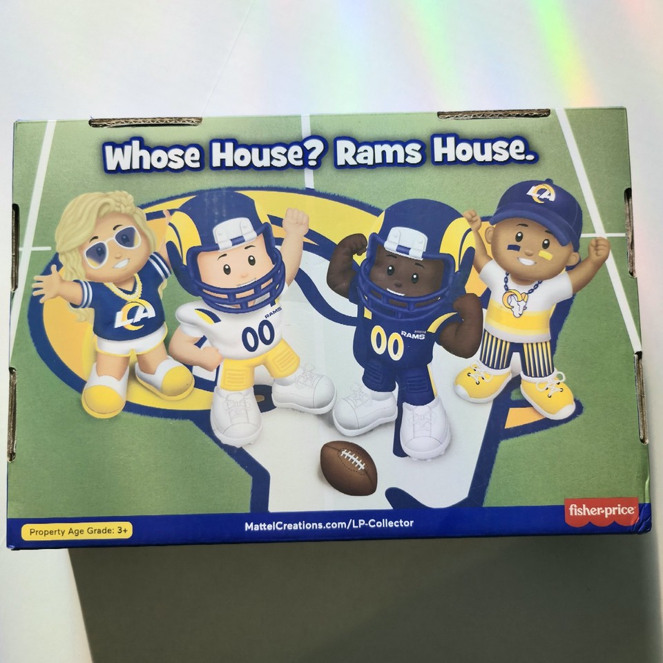Fisher-Price Little People Collector NFL Team Los Angeles Rams Figures ...