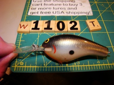 W1102 T BAGLEY DIVING BALSA B 3 DB3 FISHING LURE