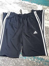 Adidas Essential Tricot Zip Pants for Men, Size M - Black