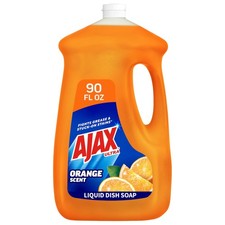 Ultra Liquid Dish Soap, Orange Scent, Triple Action - 90 fl oz Bottle