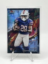 2024 FRANK GORE JR. Topps Finest Common Card Sky Blue Refractor /325 #81 Bills