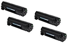 4-Pk Pack Toner For HP CF279A 79A LaserJet Pro MFP M12a M12w M26a M26nw