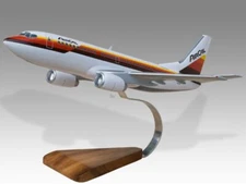 Boeing 737-300 AirCal Desk Wood Airplane New Model Large Scale 1/72