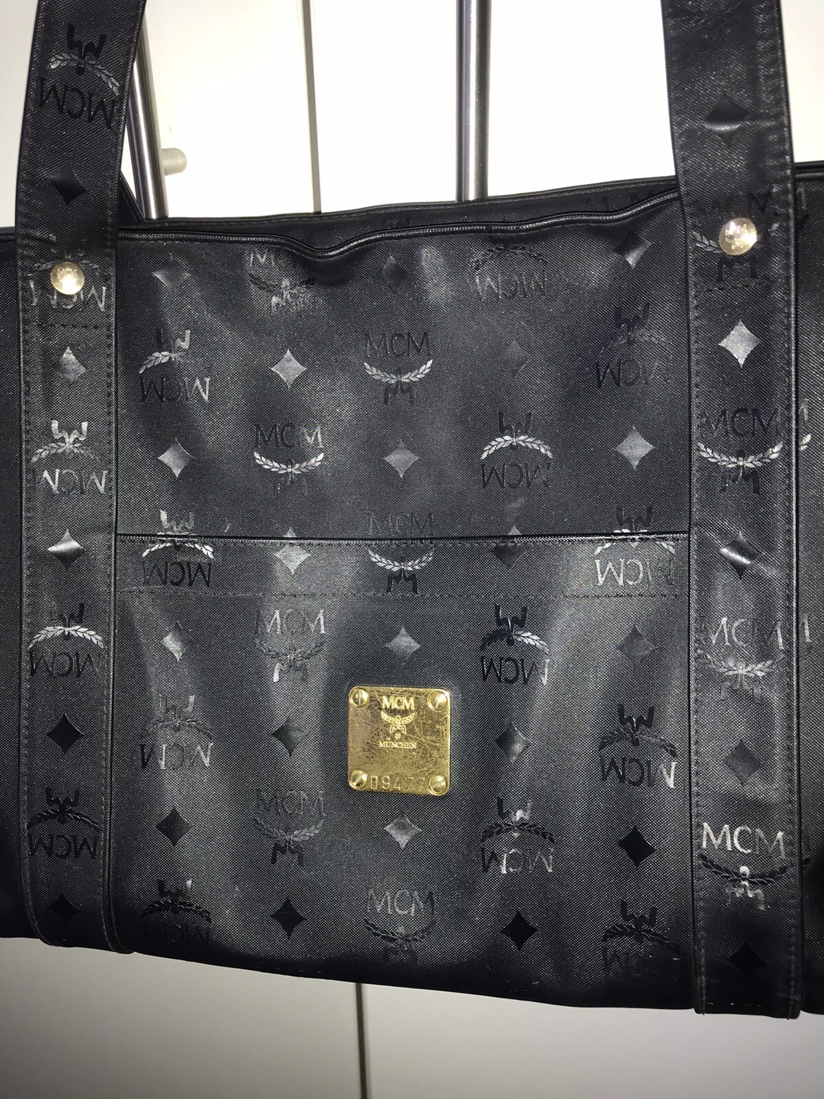 mcm tasche schwarz shopper