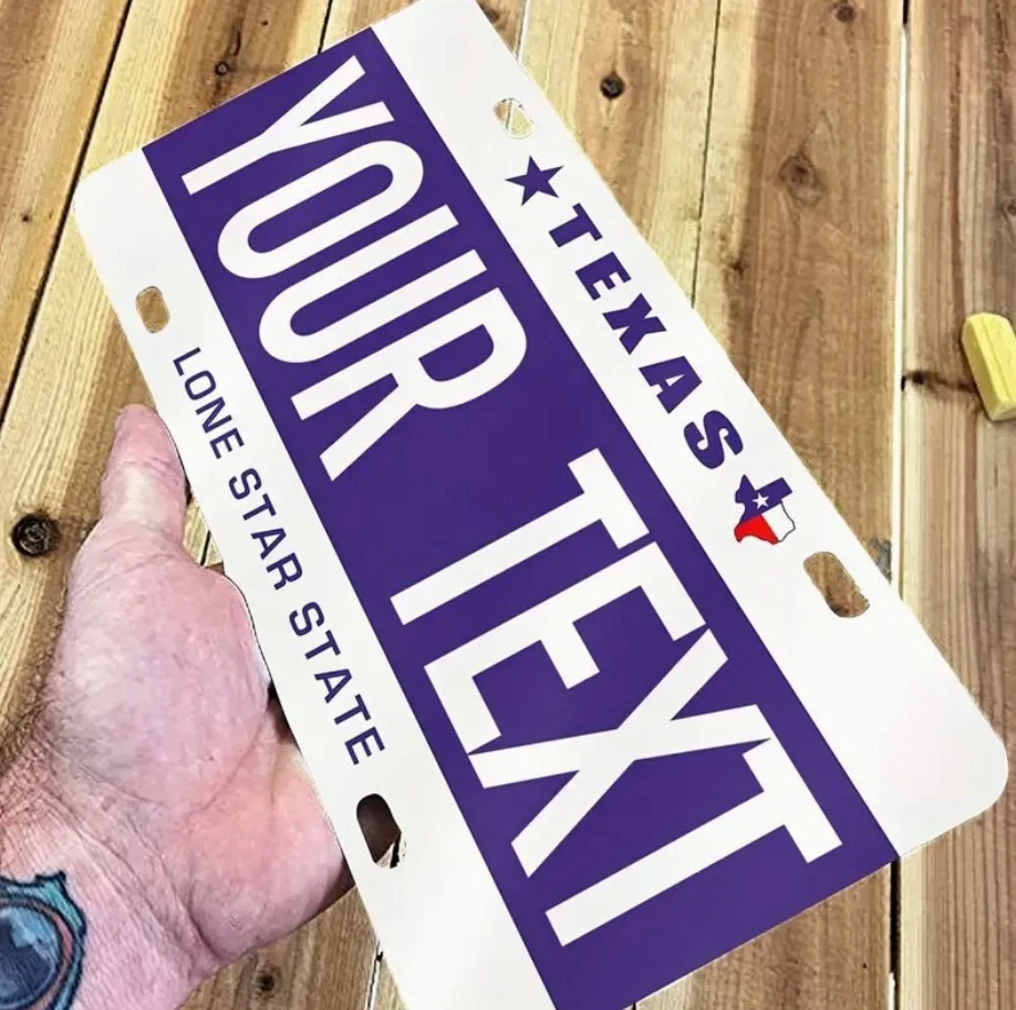 Any State Any Text 250 Custom License Plate Personalized US Canada Mexico - Image 2 of 4