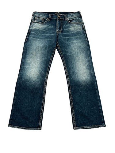 Silver Jeans Suki Mid Straight Pants Womens Size 22 (42x32) Dark