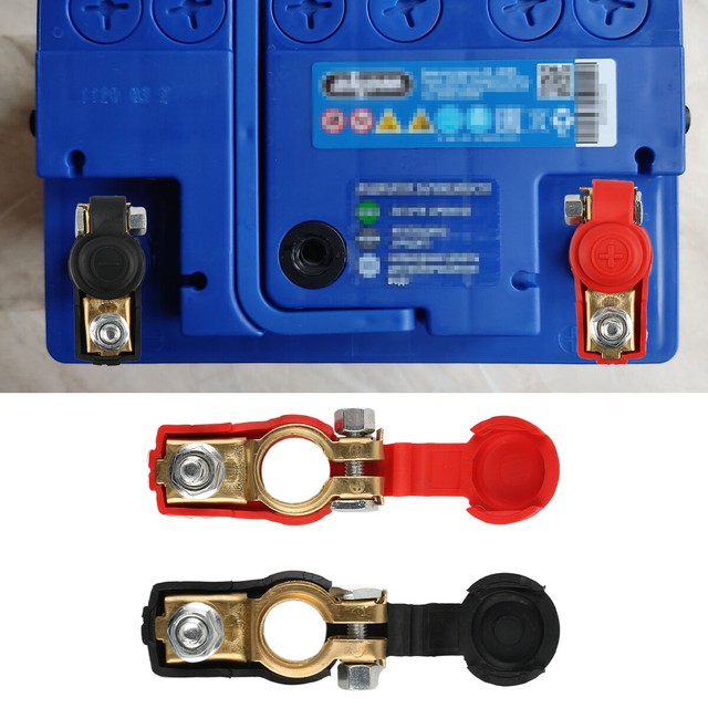 1Pair Leisure Battery Terminals Connectors Clamps Car Van Caravan Motorhome 12V 1Pair Leisure Battery Terminals Connectors Clamps Car Van Caravan Motorhome 12V