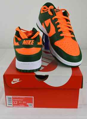 Nike Dunk Low Retro Miami Hurricanes / 46 Neu OVP /