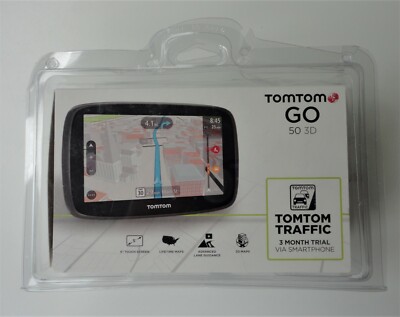 2014 Mint Box New Old Stock Tomtom GO 50 3D Maps Car GPS Navigation iPhone Link