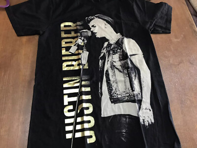 Justin Bieber Believe 2013 Live Tour T-shirt 2 sided Cities Adult