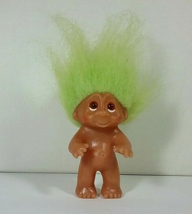 brown troll wig