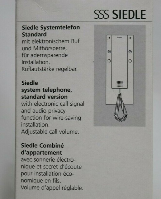 Klingelschild Wechseln Sss Siedle