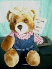 Dakin Vintage Del Monte Brawny Bear 1985 plush stuffed animal toy 10"