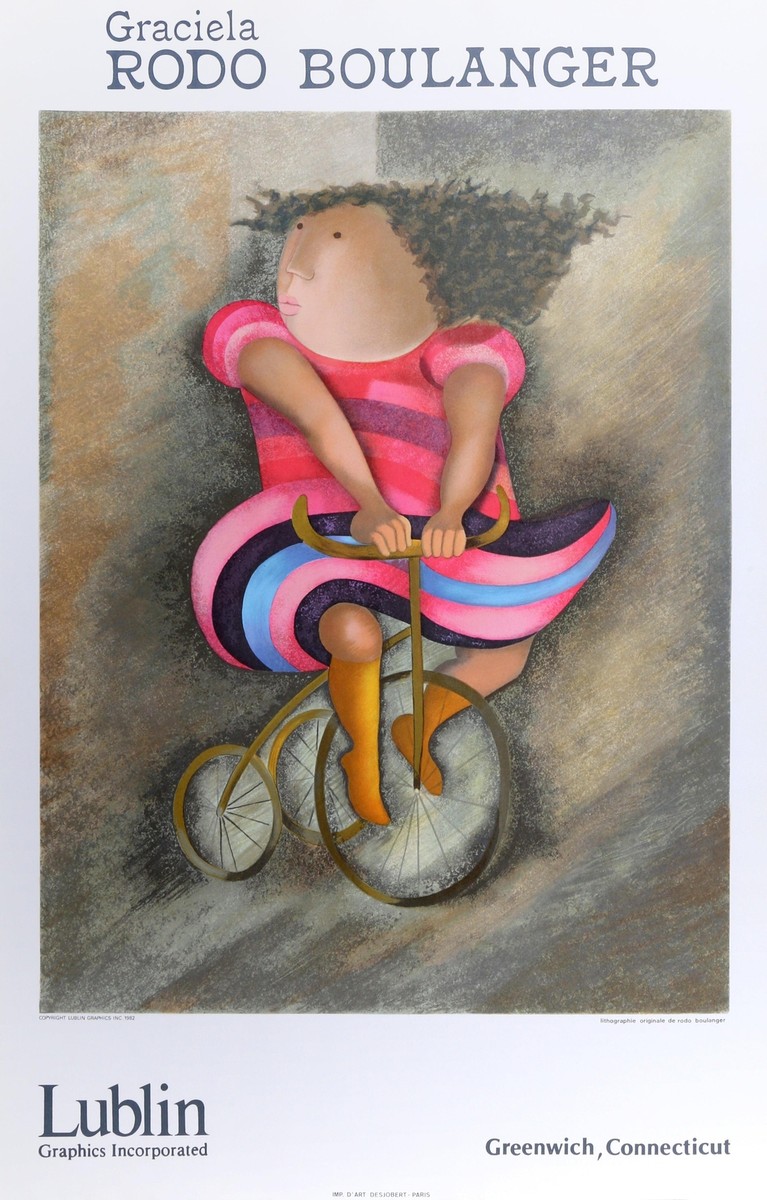 Graciela Rodo Boulanger, Lublin - Girl on Bicycle, Poster | eBay