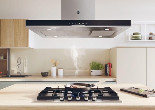 HOOVER HTSI9CBK5XWIFI 90cm Island Cooker Hood in Stainless Steel WiFi Enabled - Picture 4 of 6