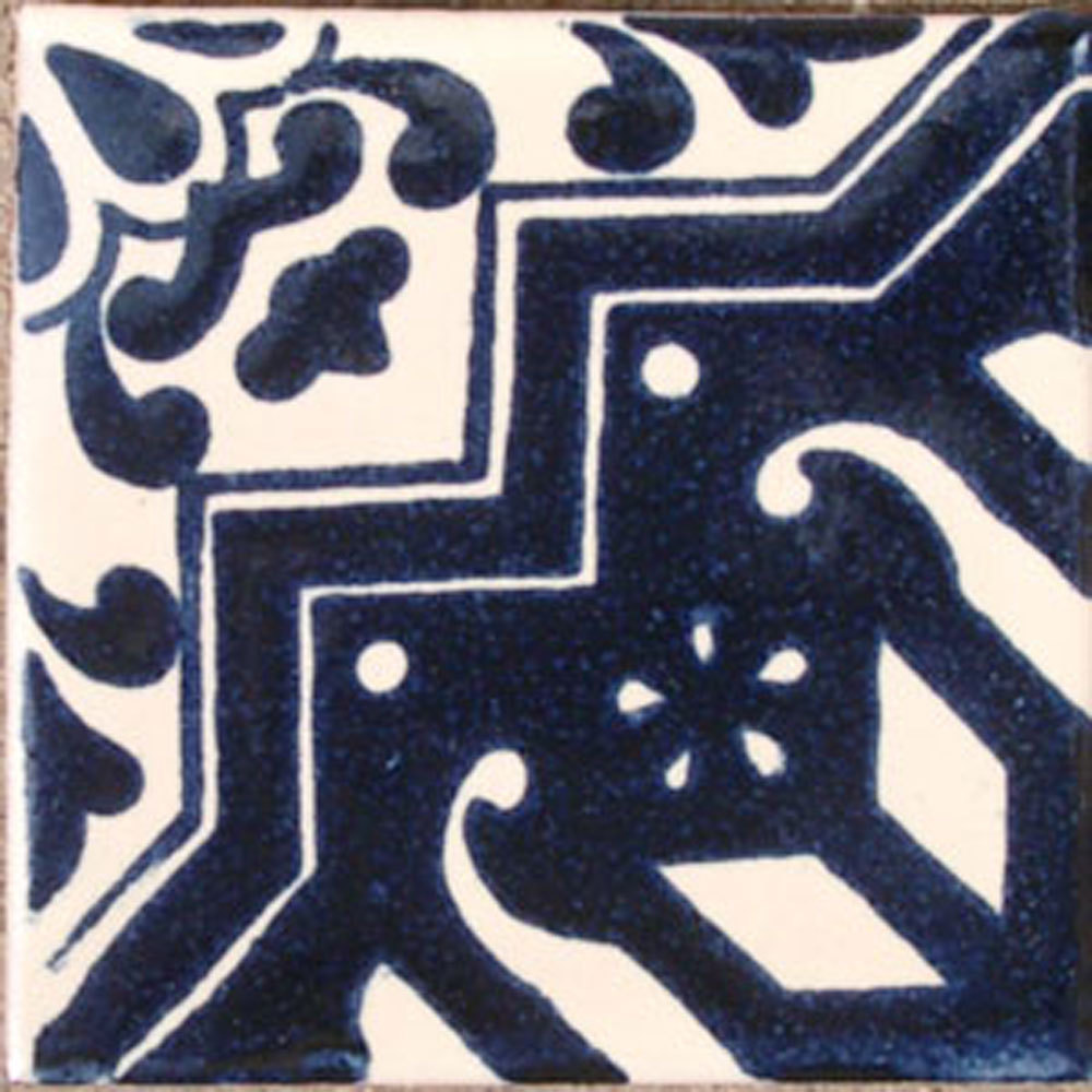 C#072)) MEXICAN TILE SAMPLE WALL FLOOR TALAVERA MEXICO CERAMIC HANDMADE POTTERY