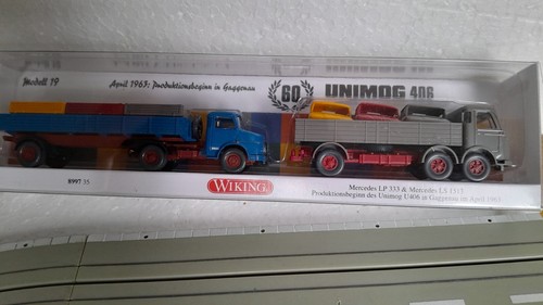 Wiking 1:87 Sondermodell 60 Jahre UNIMOG 406 Modell 19 Nr. 8997 35