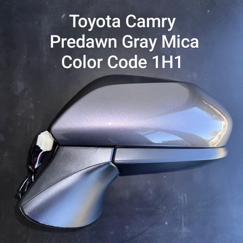 NEW GRAY Driver Side LH Power Mirror fits 18-24 Toyota Camry L LE & 2018-22 SE