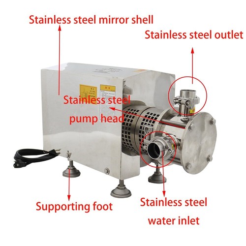 Self-priming Centrifugal Pump Rotor Pump Hot Materials Transportation 10t/h, 2HP - Picture 6 of 17