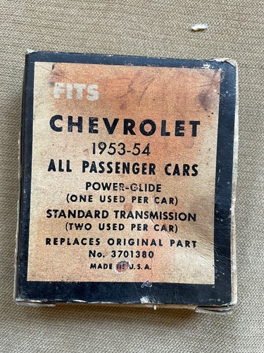 1953-1954 Chevy Chevrolet Rubber Slip On Pedal Pad Replacement (1857-38-3) - Picture 2 of 5