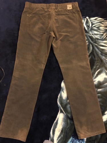 Alberto Jeans Modern Fit Stone *37 3/4x34* Cotton Stretch Brown Wood - Picture 9 of 12