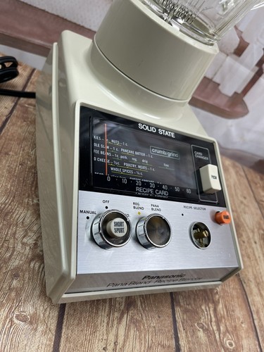 Panasonic MX-370 Pana Blend Recipe Card Blender Matsushita Electric Japan - 第 2/19 張圖片