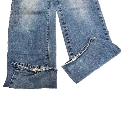 SHEIN Wide Leg Women's size 2 XS Medium Wash Blue Denim