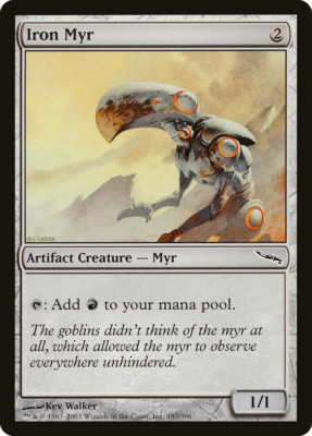 MTG - Iron Myr - Mirrodin - EX - EN - Non-Foil