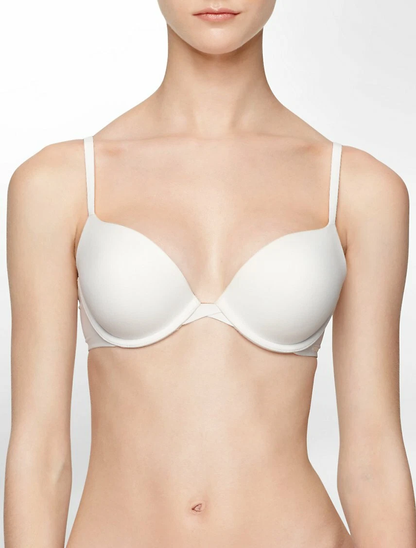 SOUTIEN GORGE CALVIN KLEIN 365 PUSH UP FR90D/EUR75D/BUK34D BLANC