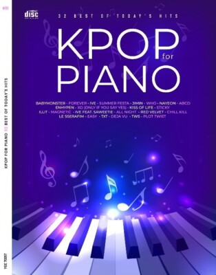 K-Pop für Klavier Instrumental Musik CD 32 beste koreanische Pop BabyMonster ...