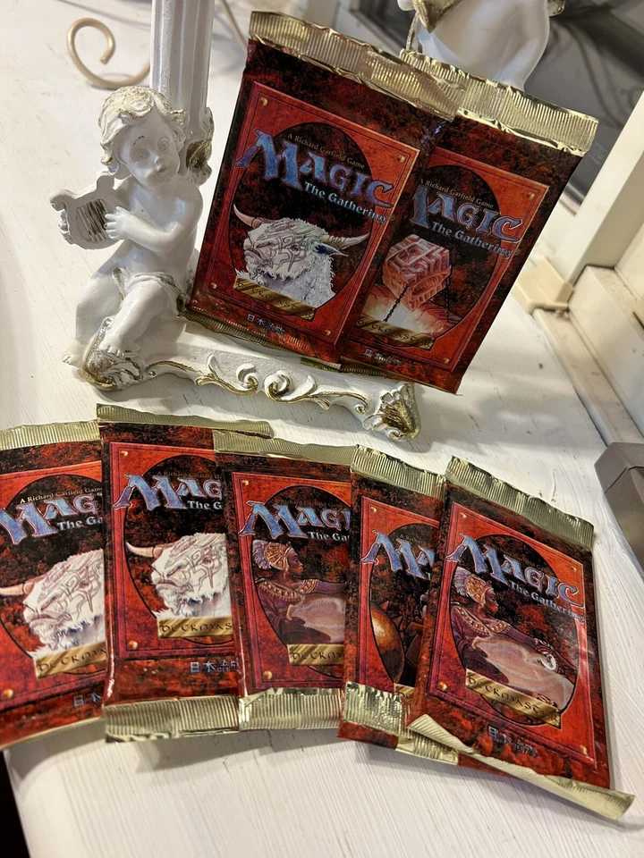 MTG Magic: the Gathering Japanese 4th 4ed Booster Pack 1994 New Sealed - Image 3 of 4