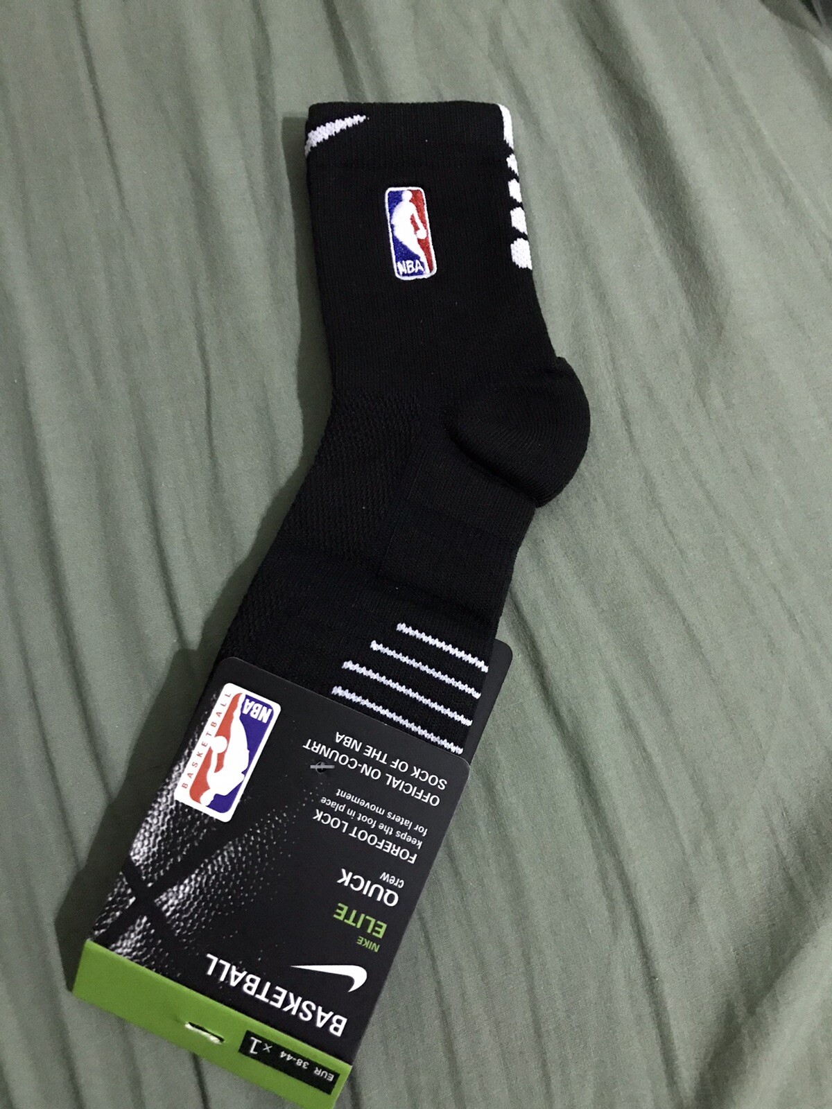 Nike NBA Basketball Ankle Socks Large Black eBay