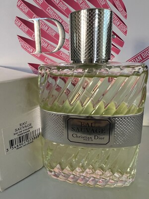 NIB EAU SAUVAGE By Christian Dior 3.4oz Eau de Toilette NEW White Box-AUTHENTIC