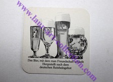 PARKBRAU PILS - ALTER UNTERSETZER, UNTERSETZER BIER ALKOHOL - BIER BEER COASTER