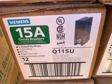  12 PACK Siemens Q115U 15 Amp Single-Pole Type QP Circuit Breaker NEW 