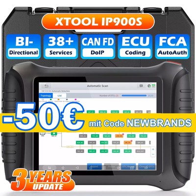 XTOOL IP900S KFZ OBD2 Diagnosegerät Alle System ECU Codierung Topologie-Mapping