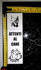 BOOKMARK SIGN WARNING POSTER POSTER - PITBULL AMSTAFF PHOTO PRINT DOG