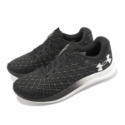 Under Armour Flow Velociti Wind 2 Black White Men Running Sports 3025652-001