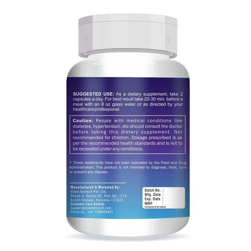 Vokin Biotech Keto Capsules, 60 Capsules Chaque Paquet De 2 - Picture 3 of 8