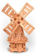 Garten Windmühle 100 cm Garten Deco Holz 