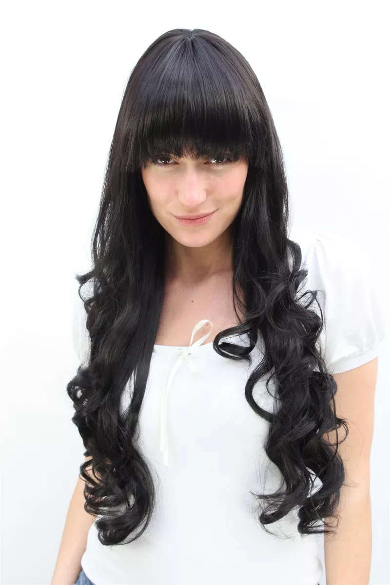 70 cm black wig cheap