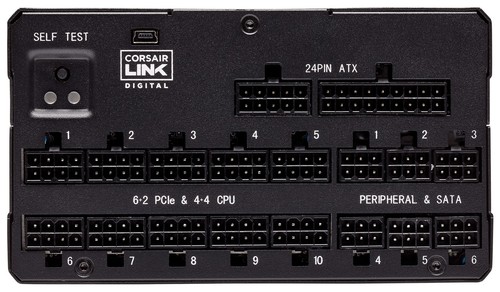 843591050319 Corsair AX1600i Netzteil 1600 W ATX Schwarz Corsair - Bild 5 von 12