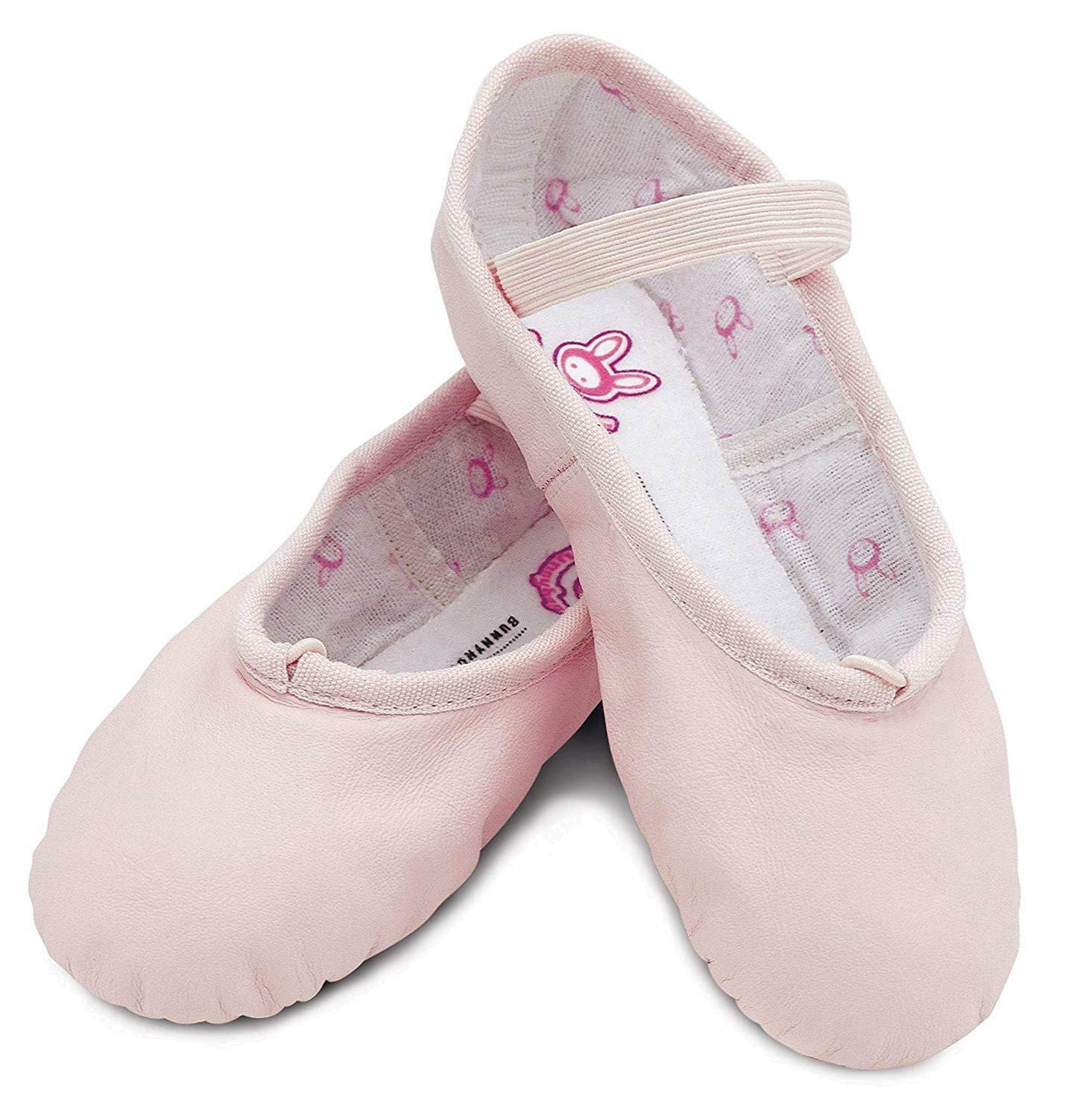 Bloch Unisex-Child Dance Girl's Bunnyhop Full Sole Leather Ballet Slipper/Shoe Bloch Unisex-Child Dance Girl's Bunnyhop Full Sole Leather Ballet Slipper/Shoe
