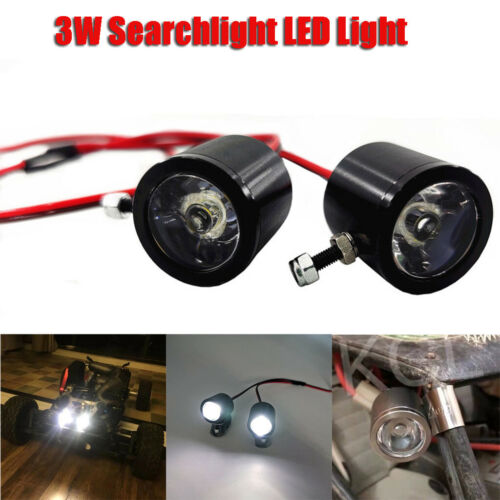 3W Searchlight LED Light For 1/10 Traxxas TRX4 SCX10 D90 RC Truck Crawler Car MJ - Bild 1 von 10