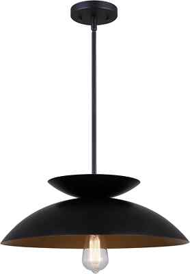 Matte Black Metal Gold Interior Ceiling Light Home Interior Dome Pendant Lamp